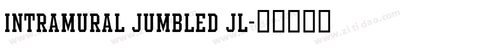 Intramural Jumbled JL字体转换